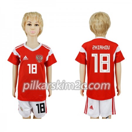 Koszulka Rosja Zhirkov 18 Dziecięca Główna Mistrzostwa Świata 2018 - Koszulki Piłkarskie